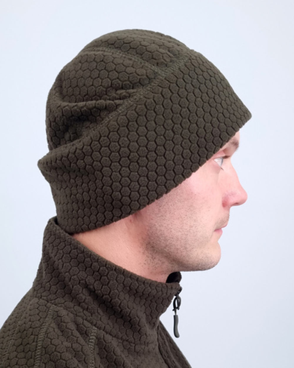 Шапка флисовая быстросохнущая Барс (Олива)