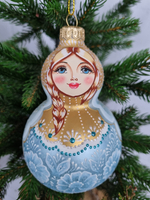 Матрешка стеклянная Юлия