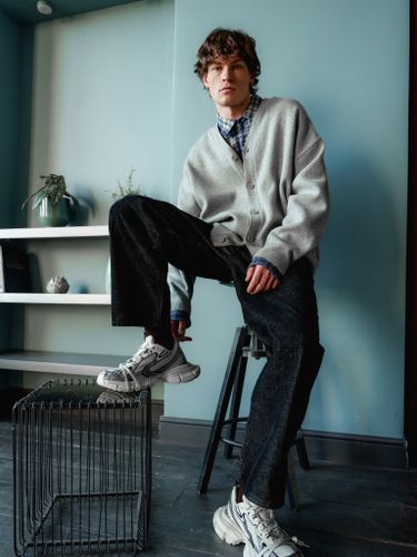 Черные джинсы Laine из микровельвета