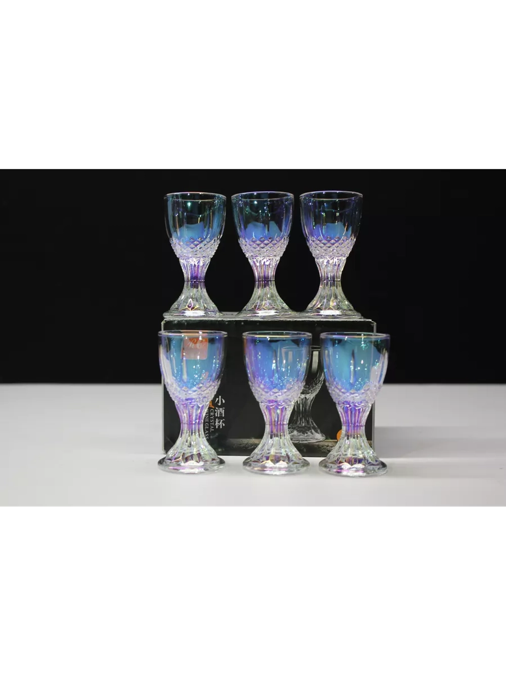 Подарочный набор рюмок 15 мл Радужная коллекция