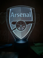 3D Светильник "Arsenal" (Арсенал Лондон)