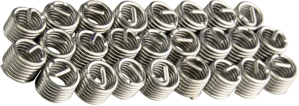 Вставка резьбовая для восстановления резьбы M6 х 1мм., 25штук, ZIPMEND