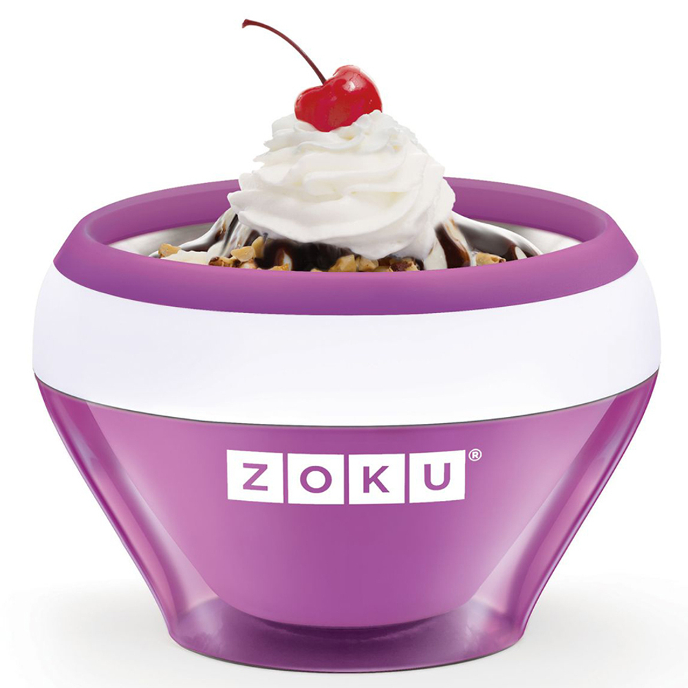 Мороженица ice cream maker фиолетовая