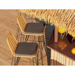 Стул барный Vetle Flat, ротанг