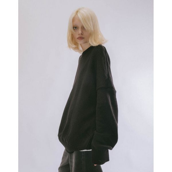 Свитер База черный - фото 4