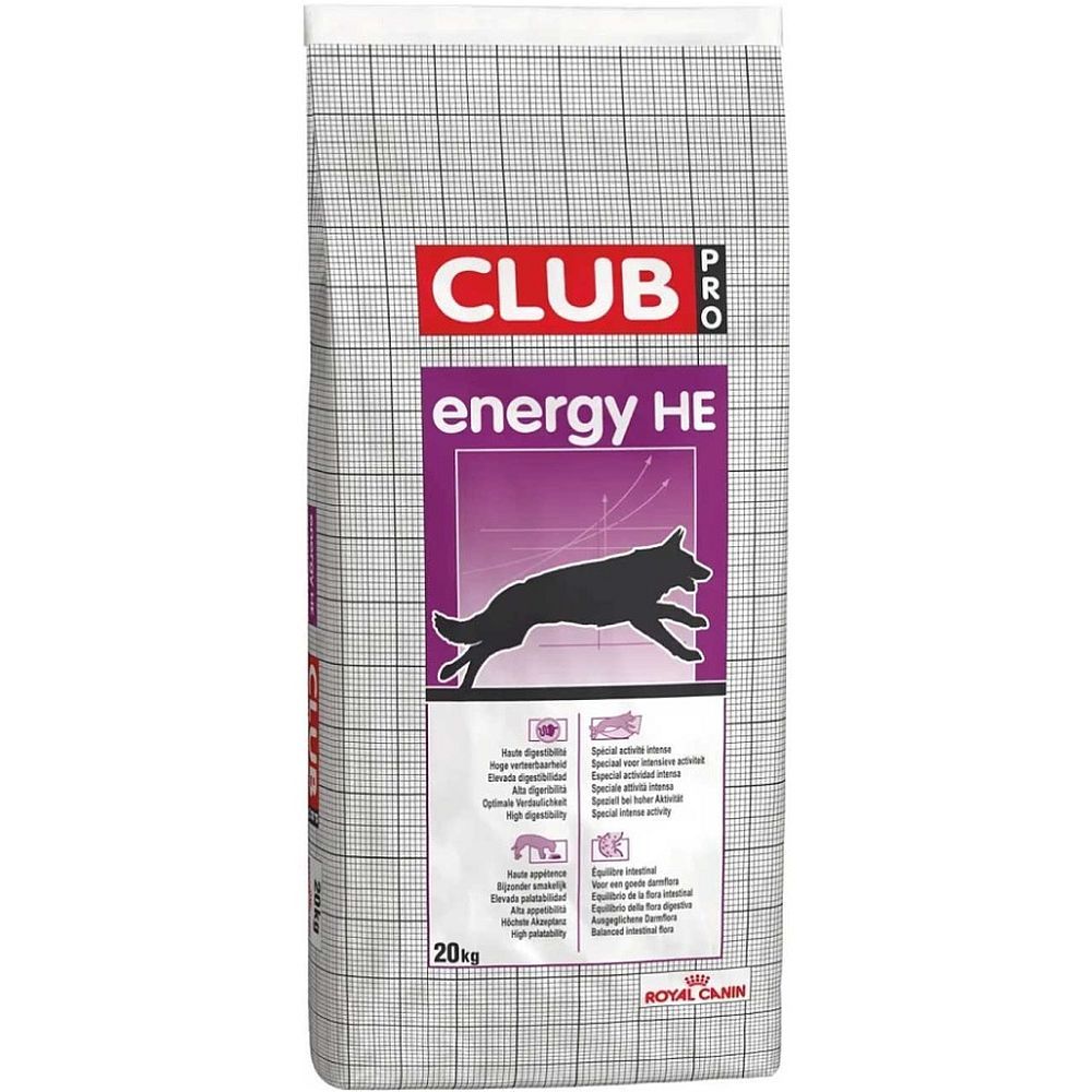Сухой корм для собак Royal Canin CLUB Energy PRO, Мешок 20 кг