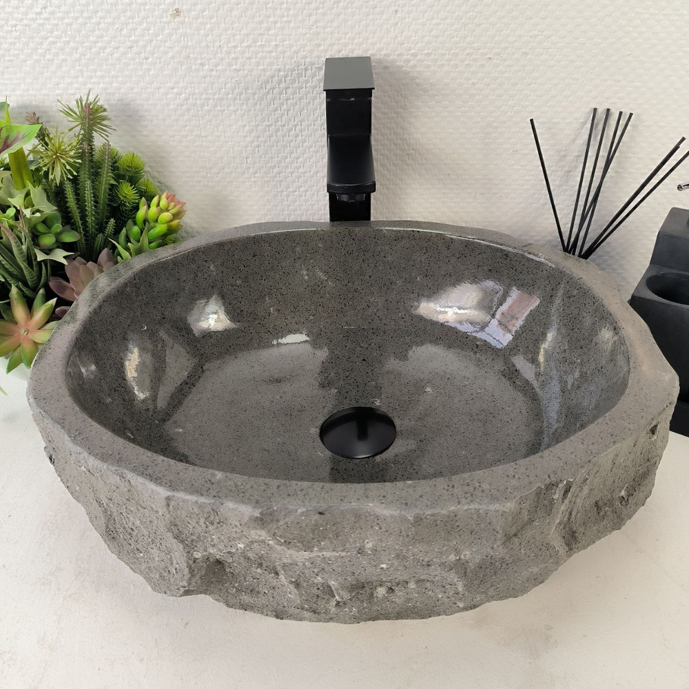 Раковина из андезита Erozy Grey EA-65054 46*38*15 0038