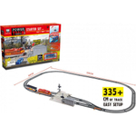 2088/DT/Железная дорога с аксессуарами длина 335см. свет. эффекты, в/к45, 8*6, 8*26, 8/12