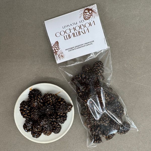 Цукаты из сосновой шишки, 100гр