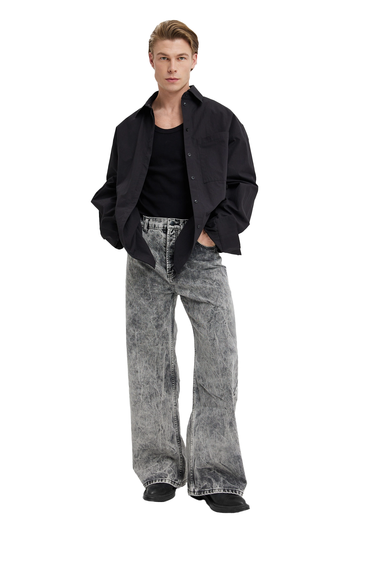 Джинсы "WASHED"