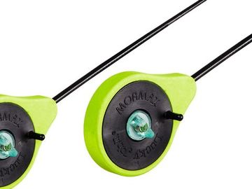 Удочка-балалайка зимняя Lucky John MORMAX 24см жёлтая