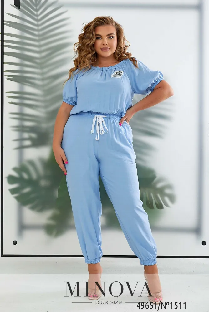 Комбинезон 1511-голубой Minova