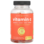 NutraChamps, витамин C, натуральные апельсин и вишня, 60 веганских жевательных таблеток