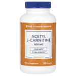 The Vitamin Shoppe, ацетил-L-карнитин, 500 мг, 120 капсул