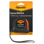 31311 Рулетка Elastica, 3 м х 16 мм, обрезиненный корпус