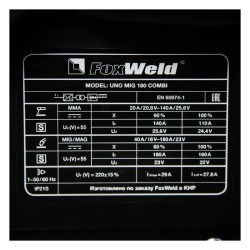 FoxWeld UNO MIG 180 COMBI сварочный полуавтомат 6787