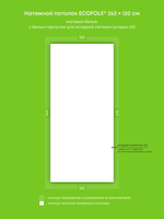 Натяжные потолки 8.1 м2, 3.2 м2