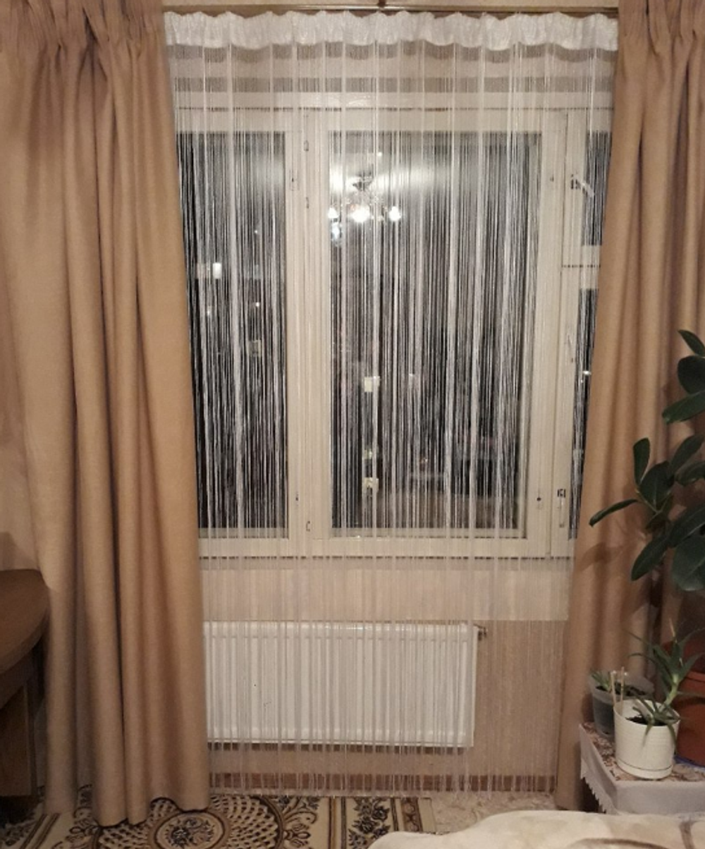 Кисея легкая однотонная - белая, 300 х 280 см. Арт. 1L