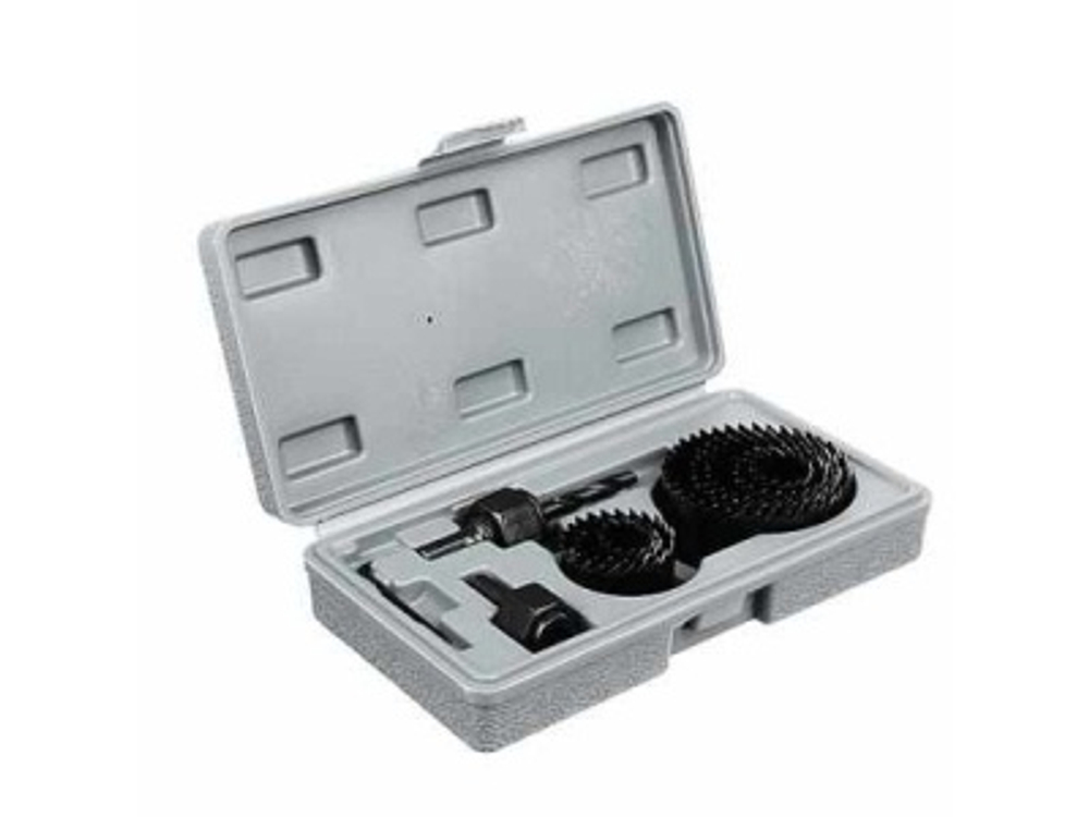 Набор кольцевых пил Ермак 19- 64мм 12 предметов пластиковый кейс