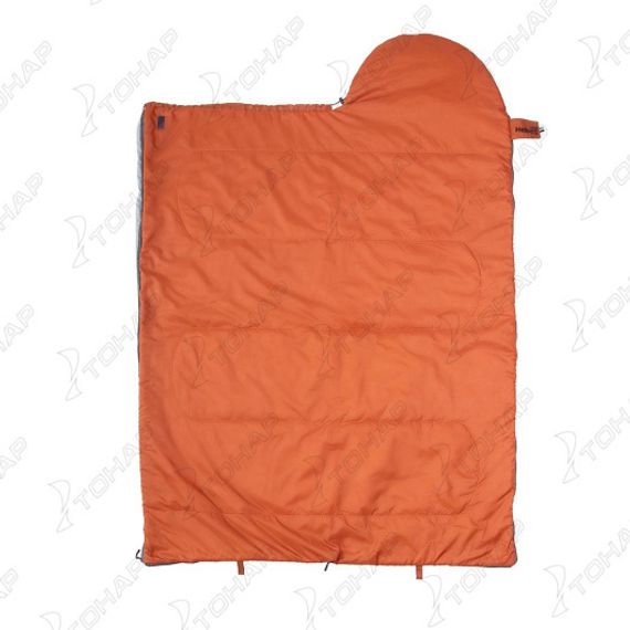 Спальный мешок TORO 200R (210х70, правый, стратекс, оранжевый) (T-HS-SB-T-200R) Helios