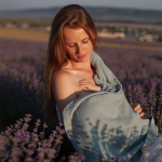 Плед-пелёнка Mjölk Mist Green из муслинового хлопка