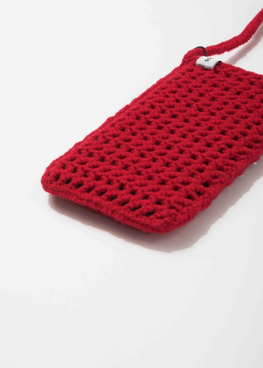 Вязаная сумочка FOS Красная