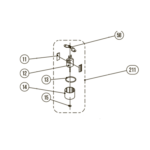 Запчасть №211 для HGSR. Мотор в сборе