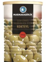 Оливки Marmarabirlik зеленые Kokteyl 2XL банка 400 г 2 шт