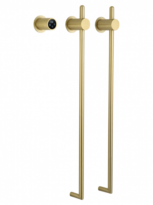 Полотенцесушитель электрический встраиваемый WONZON & WOGHAND LEIPZIG, Брашированное золото (WW-AL3621-BG)