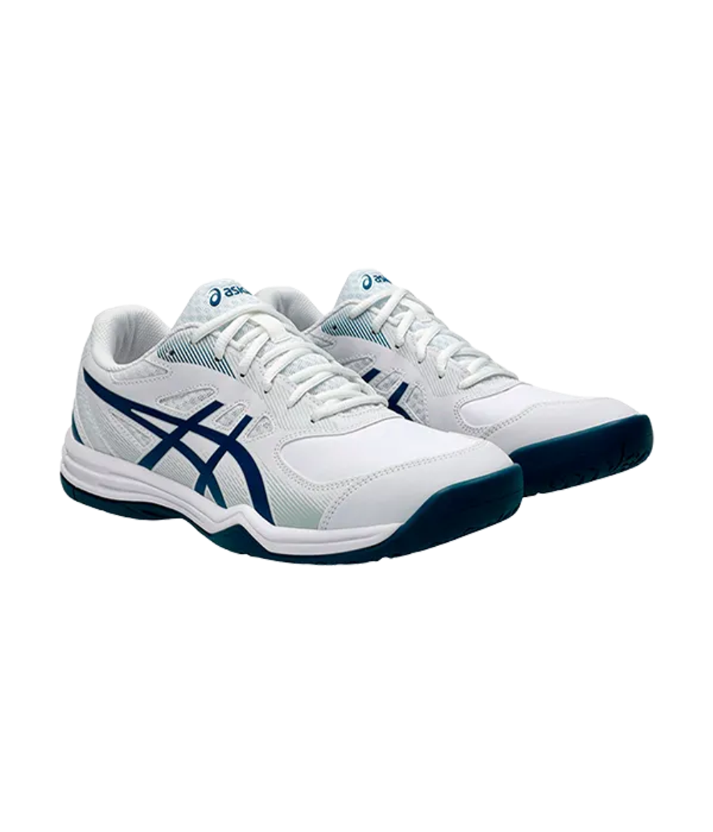 Asics Court Slide 3 Белый-Синие кроссовки Mako