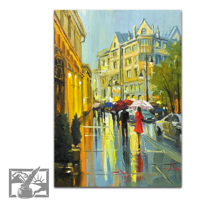 Открытка почтовая. Меньщикова Анна. Пятницкая улица