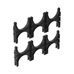 Держатель расстояния (кластер) для двустенных труб с фиксацией, д.110мм,тройной