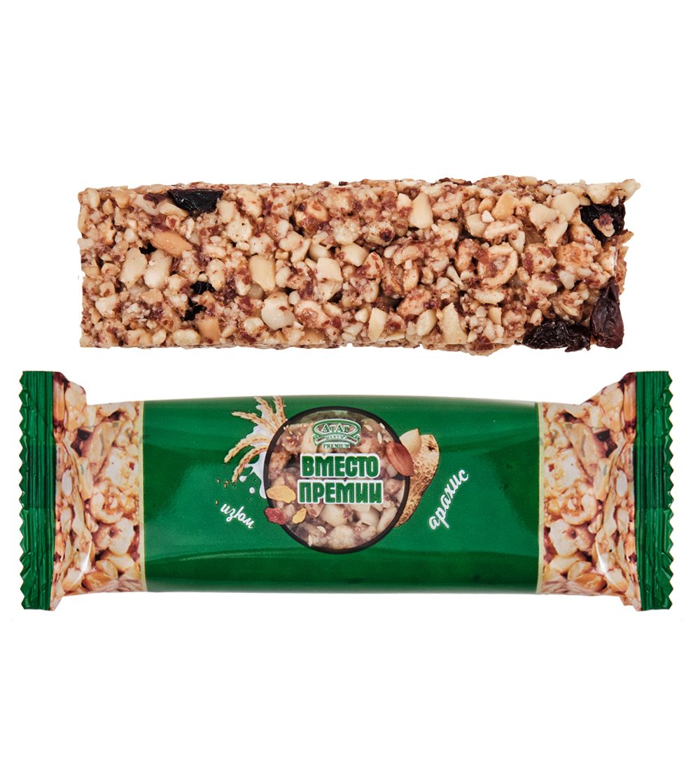 AT-103/1 Мюсли изюм-арахис «Вместо премии» 18*30 гр