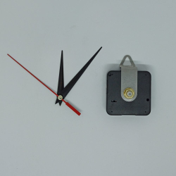 Часовой механизм, шток 12 мм, со стрелками №09 (1уп = 5шт)