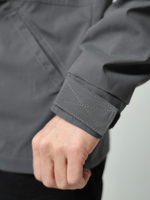 Ветровка с капюшоном серая Город Горький