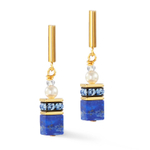 Серьги Blue-Gold Coeur de Lion
