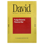 David Protein , Protein Bar, Fudge Brownie, 12 Bars, 2.19 oz (62 g) Each