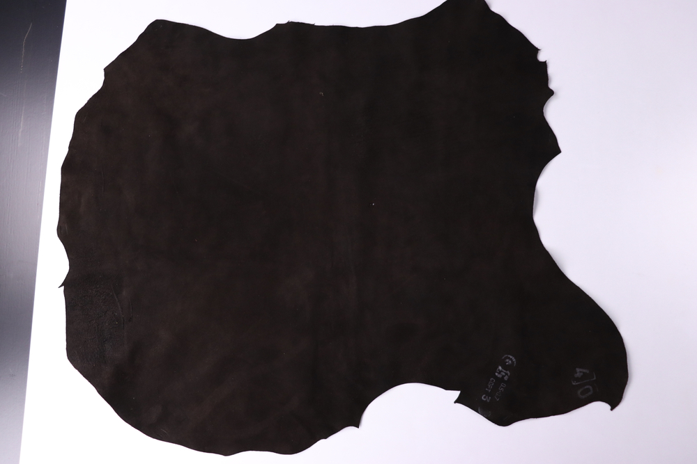 0,5-0,7  Кожа Подкладочная Флора Темно-коричневая 40дм² (КЛ)