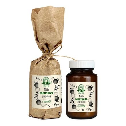 Мазь для суставов "Маклюра" с камфорой 100 мл, "Божьи Воды"