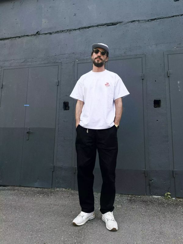 Брюки Workwear Twill Joggers Черные - фото 1