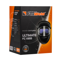 Маска сварщика черная Ultimate FC X855 в коробке