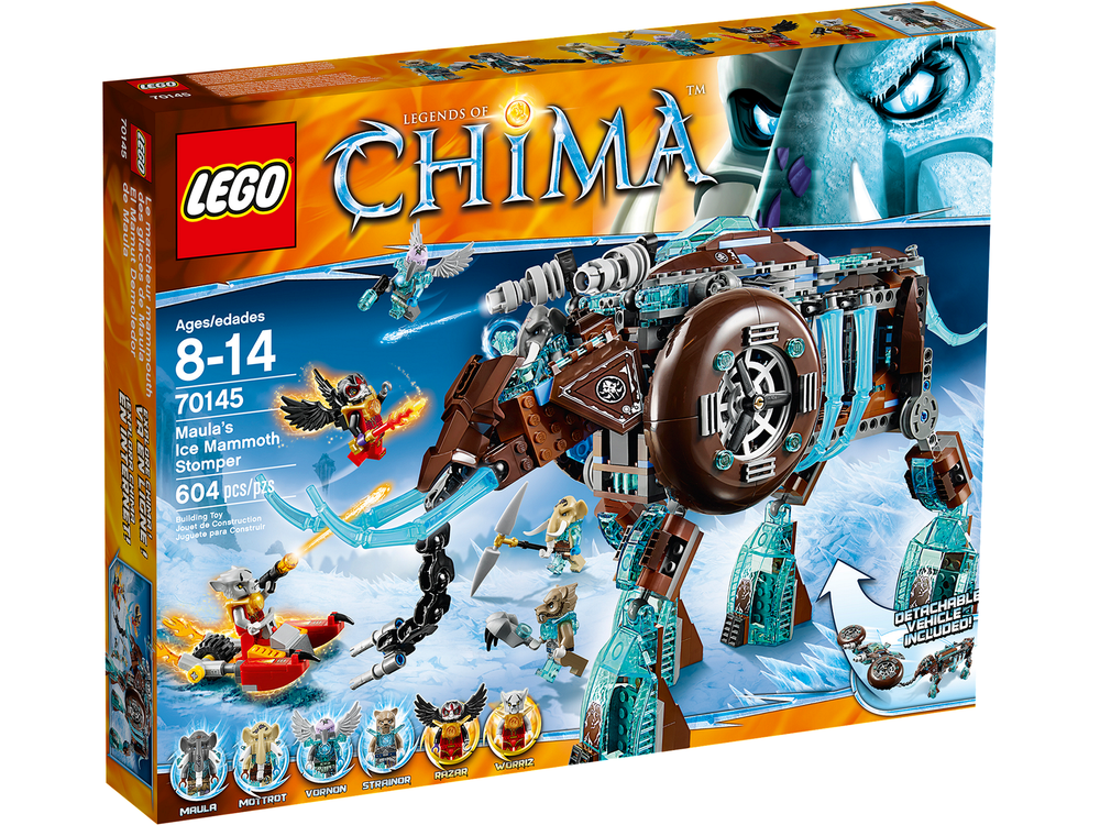 LEGO Chima: Ледяной мамонт-штурмовик Маулы 70145 — Maula's Ice Mammoth Stomper — Лего Чима