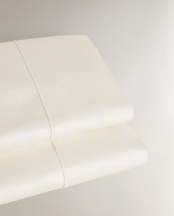 Zara Home - Простыня из сатина (500 нитей), бежевый, 270x280 см