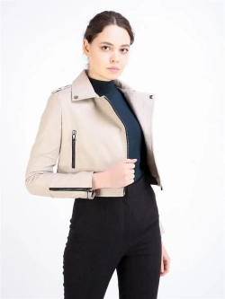 Косуха женская натуральная кожаная