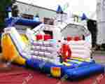 Коммерческий надувной батут "Замок счастья"