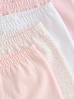 Легинсы для малышей Next Q95-321, 4 шт., Белый, Розовый