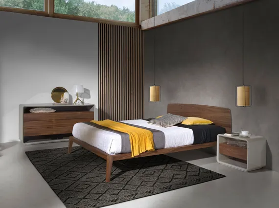 Кровать Angel Cerda 7178, 160х200, орех