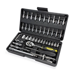Набор инструментов 46пр. 1/4''(6гр.) (4-14мм) WMC TOOLS WMC-2462-5
