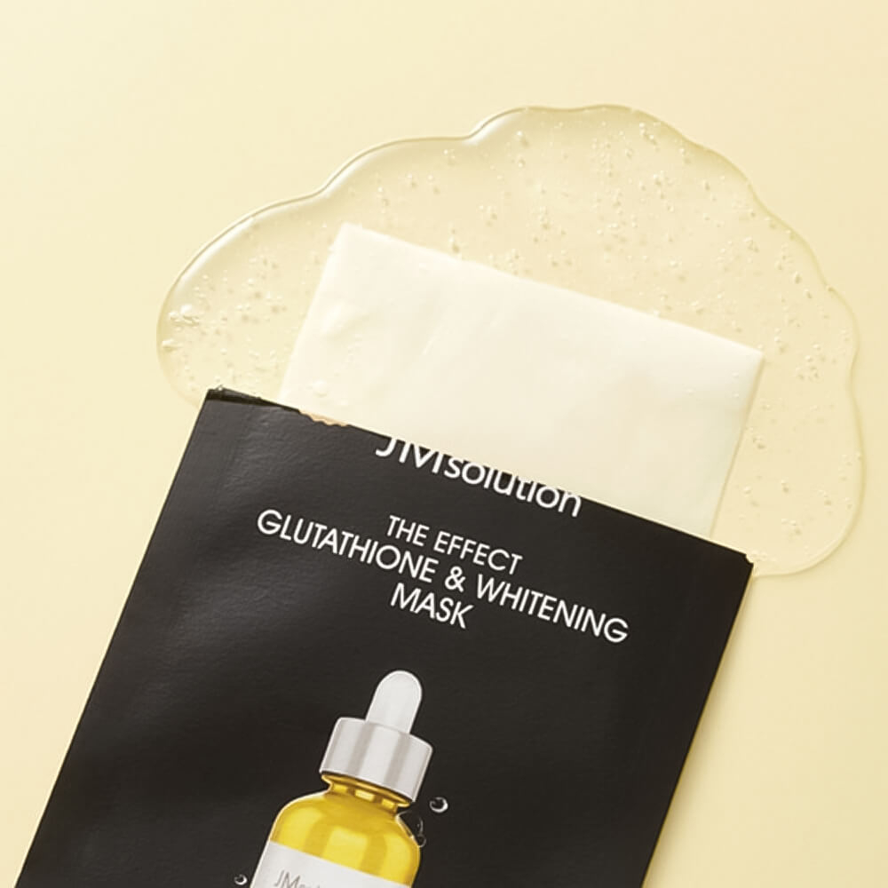 Тканевая маска с глутатионом JMsolution The Effect Glutathione & Whitening Mask