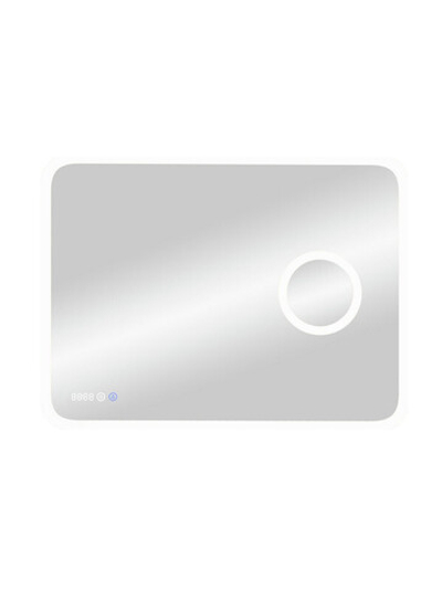 Зеркало "Bliss Led" 800х700 с увеличительным зеркалом, часами